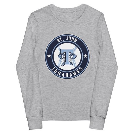 Performance | Youth Long Sleeve T-Shirt | Saint John Tomahawks | Badge Logo