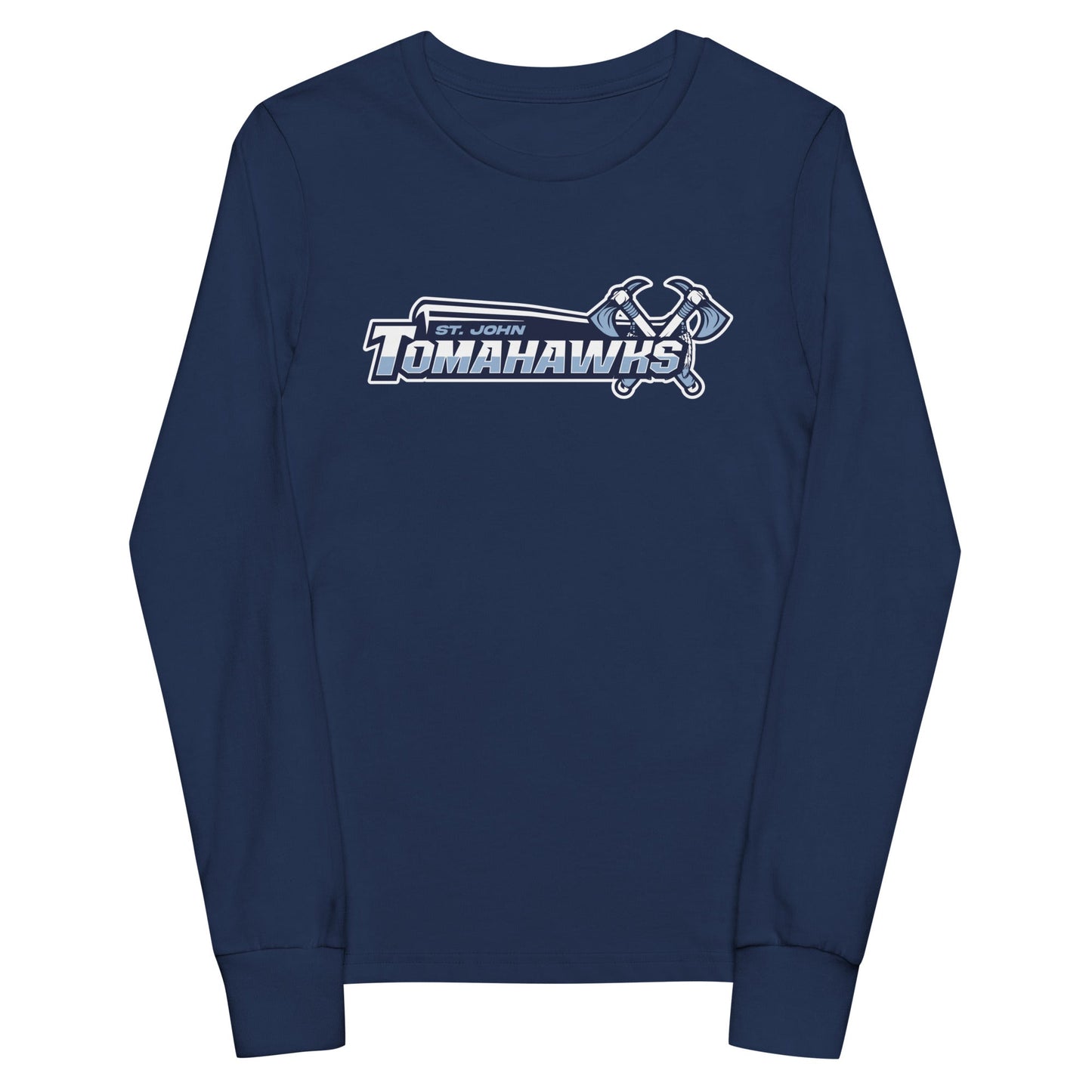 Performance | Youth Long Sleeve T-Shirt | Saint John Tomahawks | Script Logo