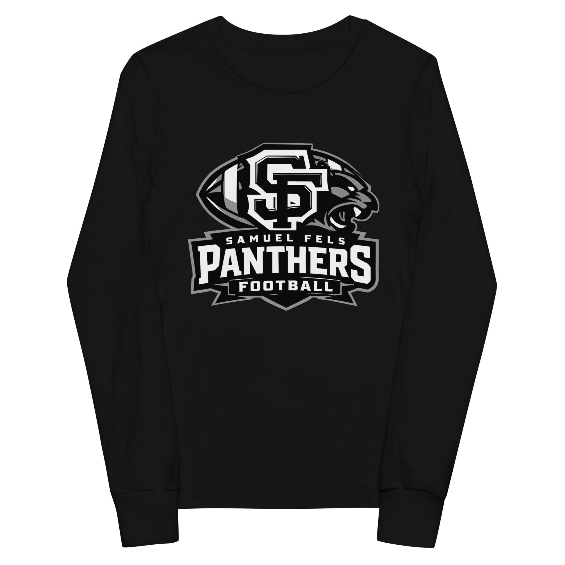 Performance | Youth Long Sleeve T-Shirt | Samuel Fels Football | Emblem Logo