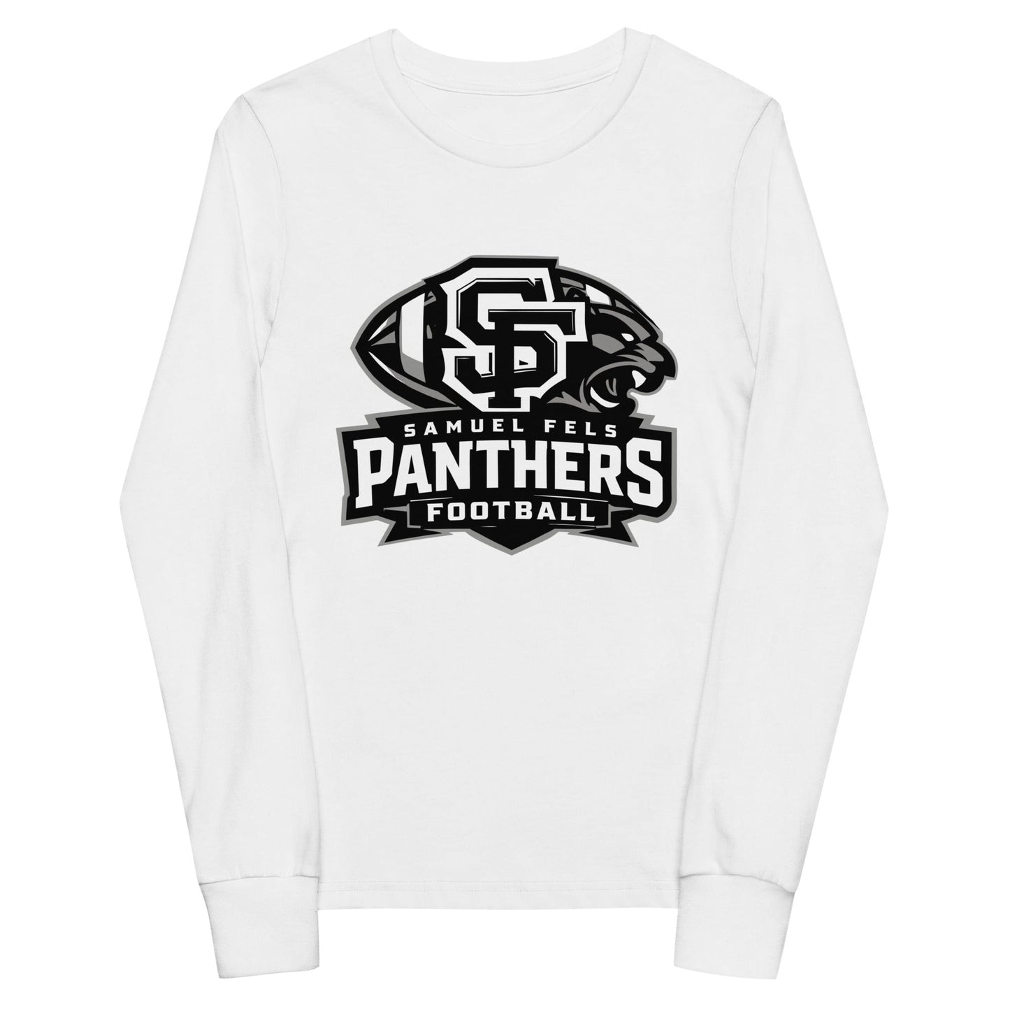 Performance | Youth Long Sleeve T-Shirt | Samuel Fels Football | Emblem Logo