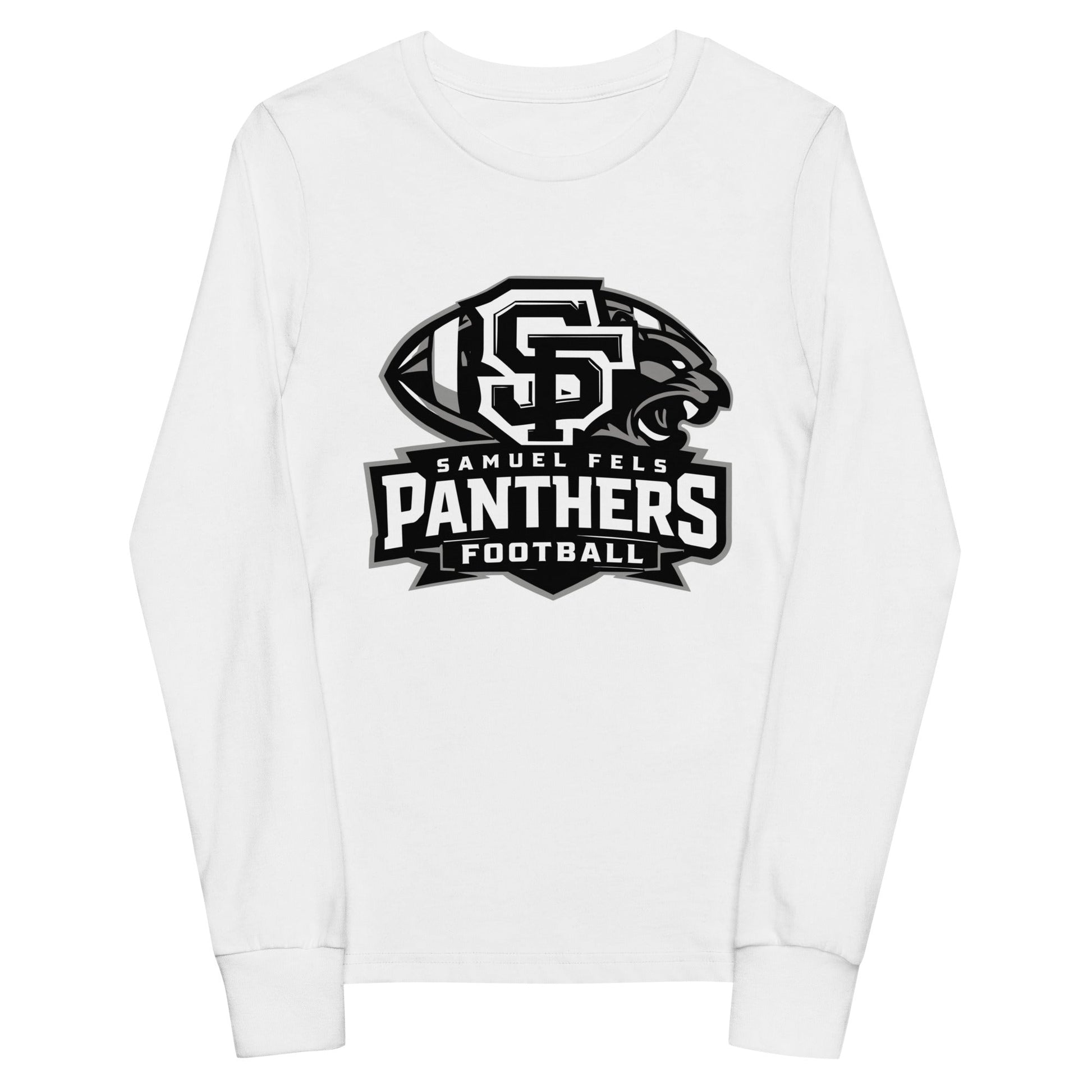 Performance | Youth Long Sleeve T-Shirt | Samuel Fels Football | Emblem Logo