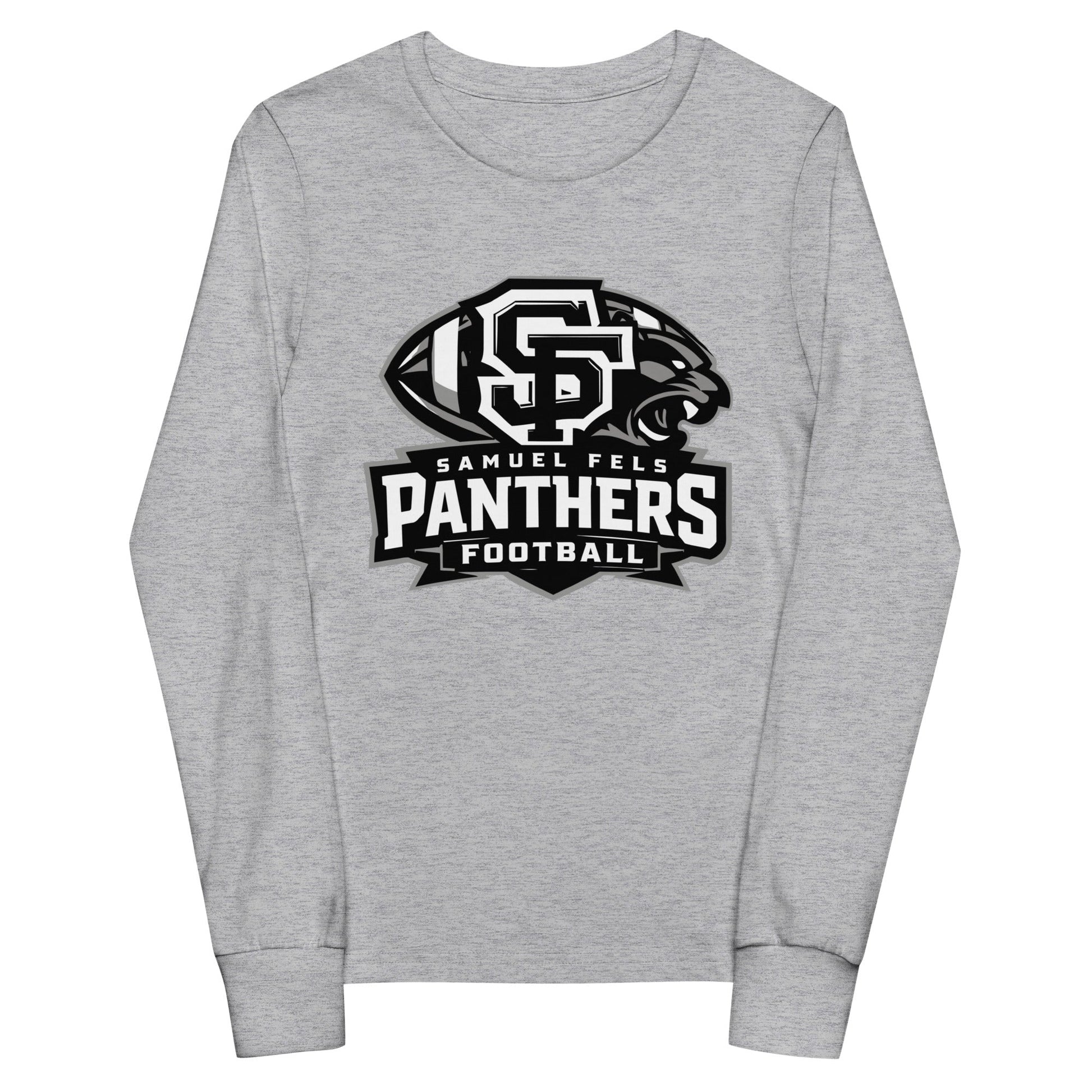 Performance | Youth Long Sleeve T-Shirt | Samuel Fels Football | Emblem Logo