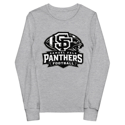 Performance | Youth Long Sleeve T-Shirt | Samuel Fels Football | Emblem Logo