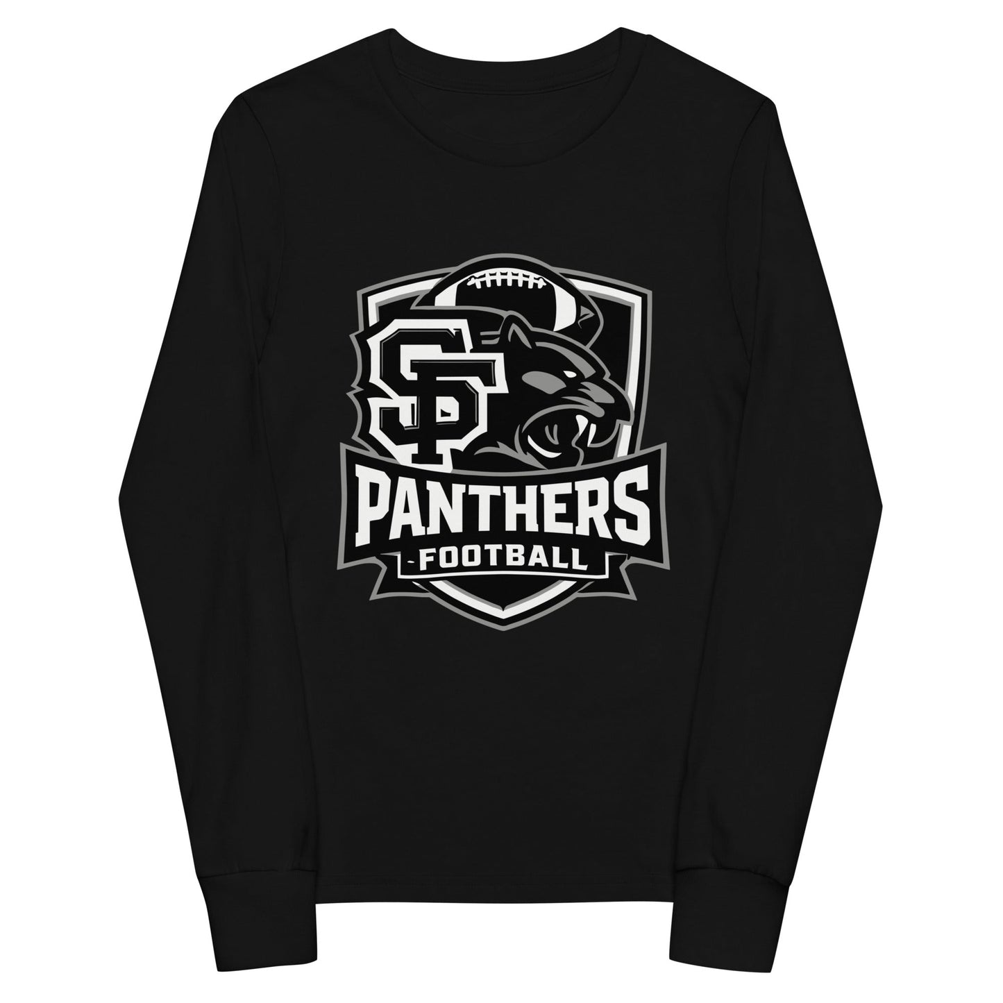 Performance | Youth Long Sleeve T-Shirt | Samuel Fels Football | Shield Logo