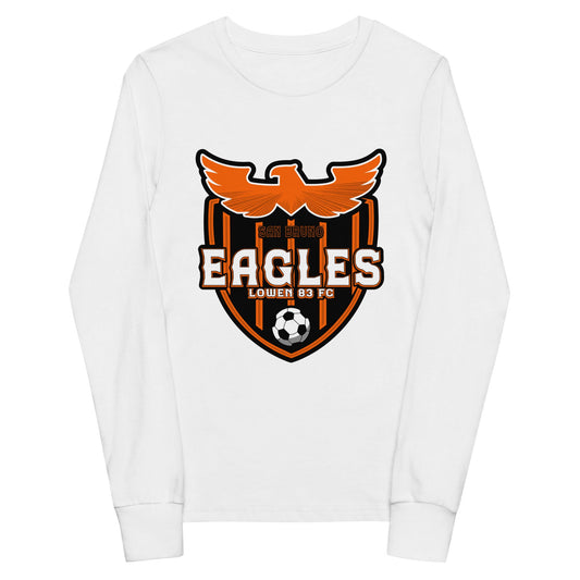 Performance | Youth Long Sleeve T-Shirt | San Bruno Eagles | Shield Logo