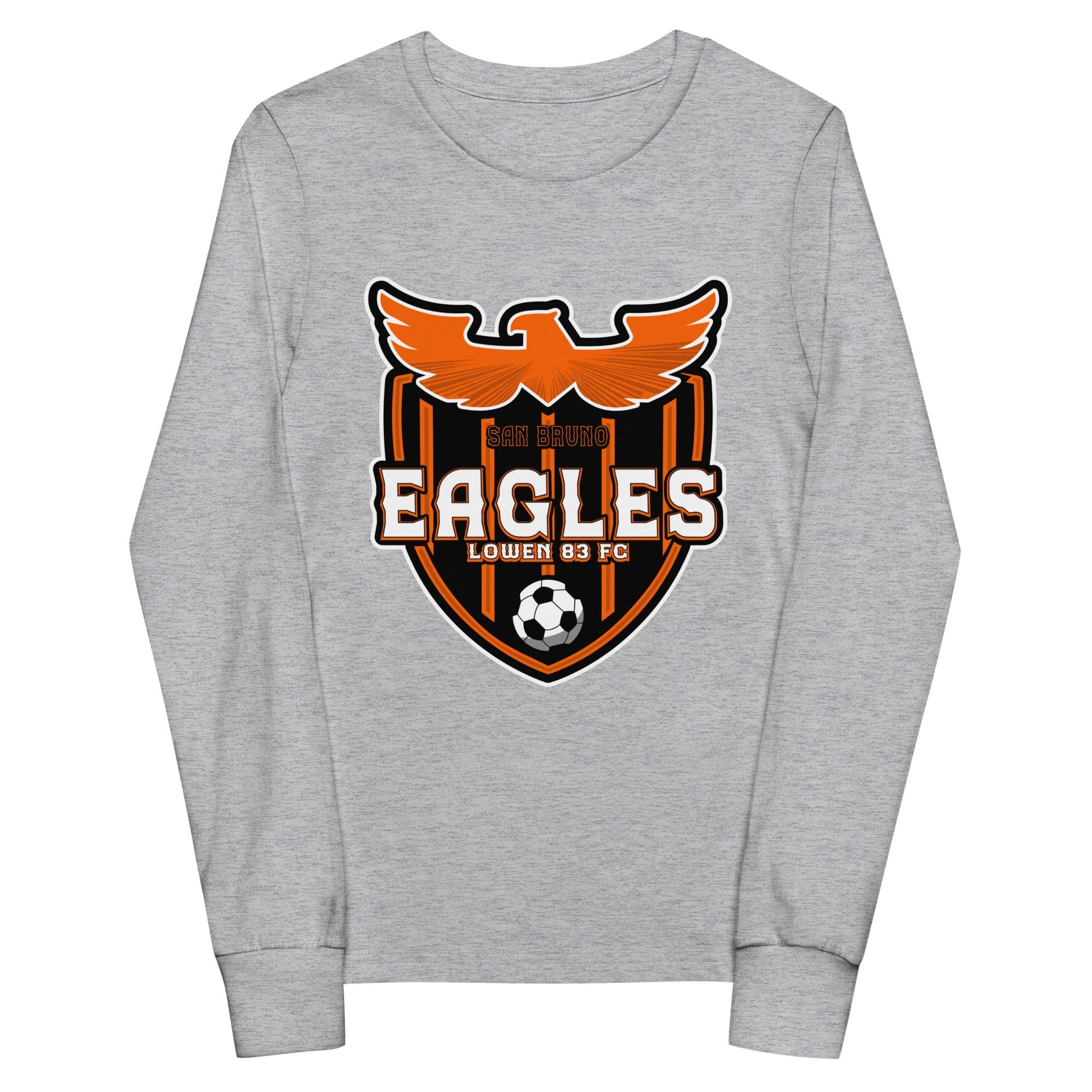 Performance | Youth Long Sleeve T-Shirt | San Bruno Eagles | Shield Logo