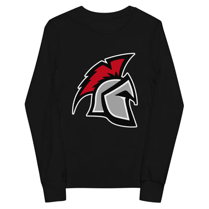 Performance | Youth Long Sleeve T-Shirt | Sanford Spartans | Emblem Logo