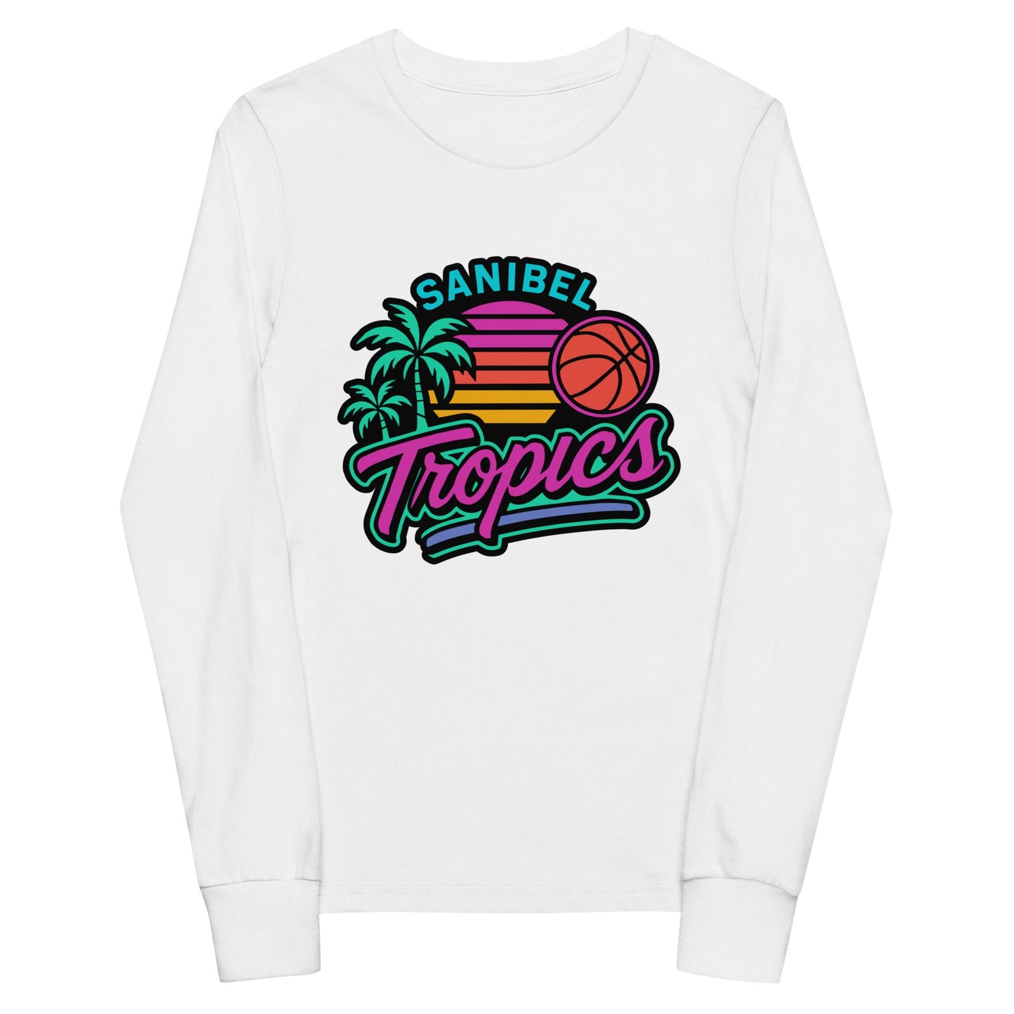 Performance | Youth Long Sleeve T-Shirt | Sanibel Tropics | Coastal Clash Logo