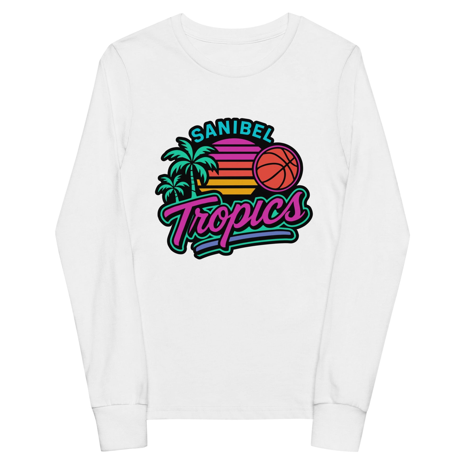 Performance | Youth Long Sleeve T-Shirt | Sanibel Tropics | Coastal Clash Logo
