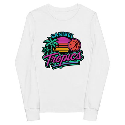 Performance | Youth Long Sleeve T-Shirt | Sanibel Tropics | Coastal Clash Logo
