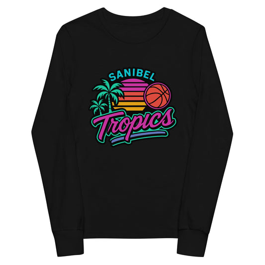 Performance | Youth Long Sleeve T-Shirt | Sanibel Tropics | Coastal Clash Logo