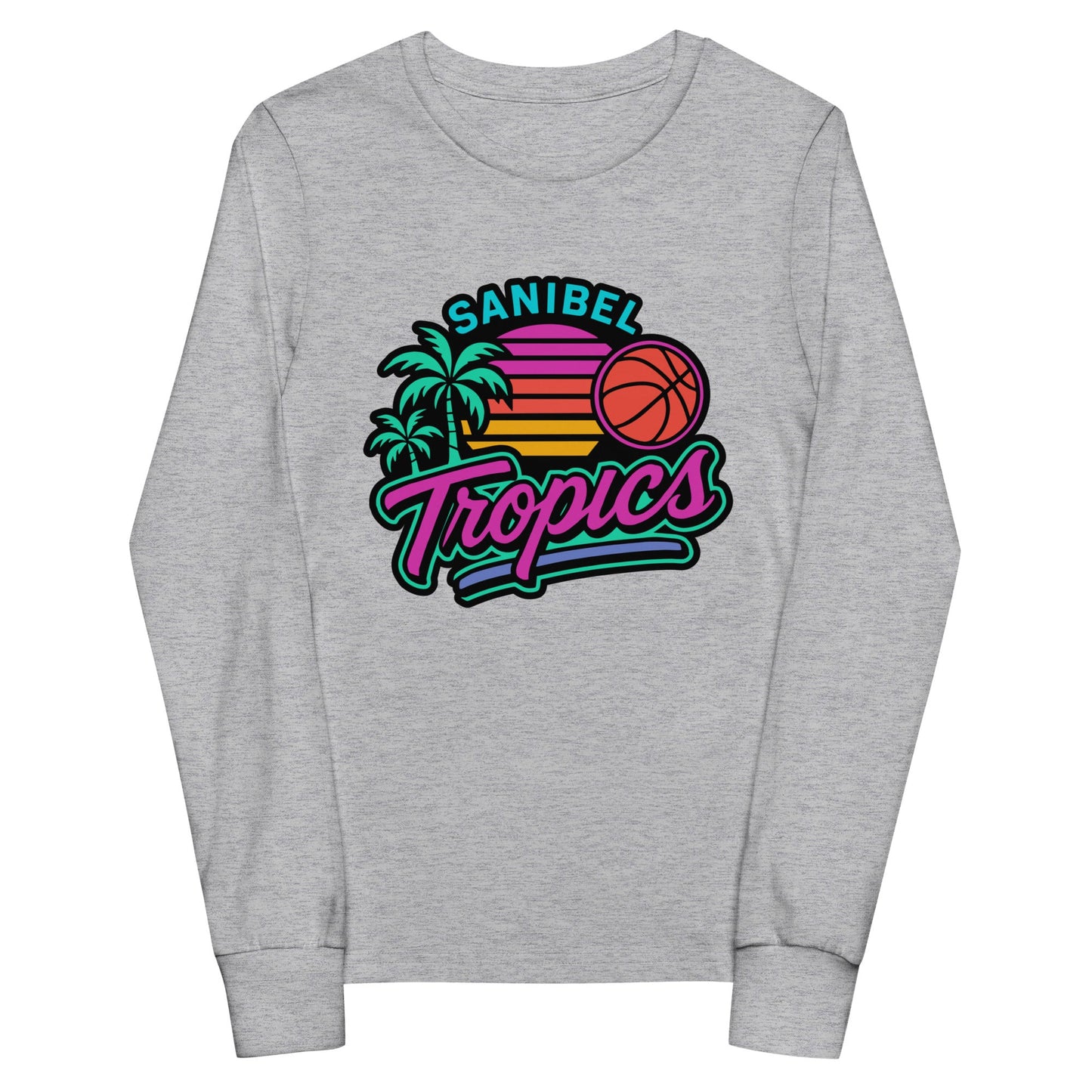 Performance | Youth Long Sleeve T-Shirt | Sanibel Tropics | Coastal Clash Logo