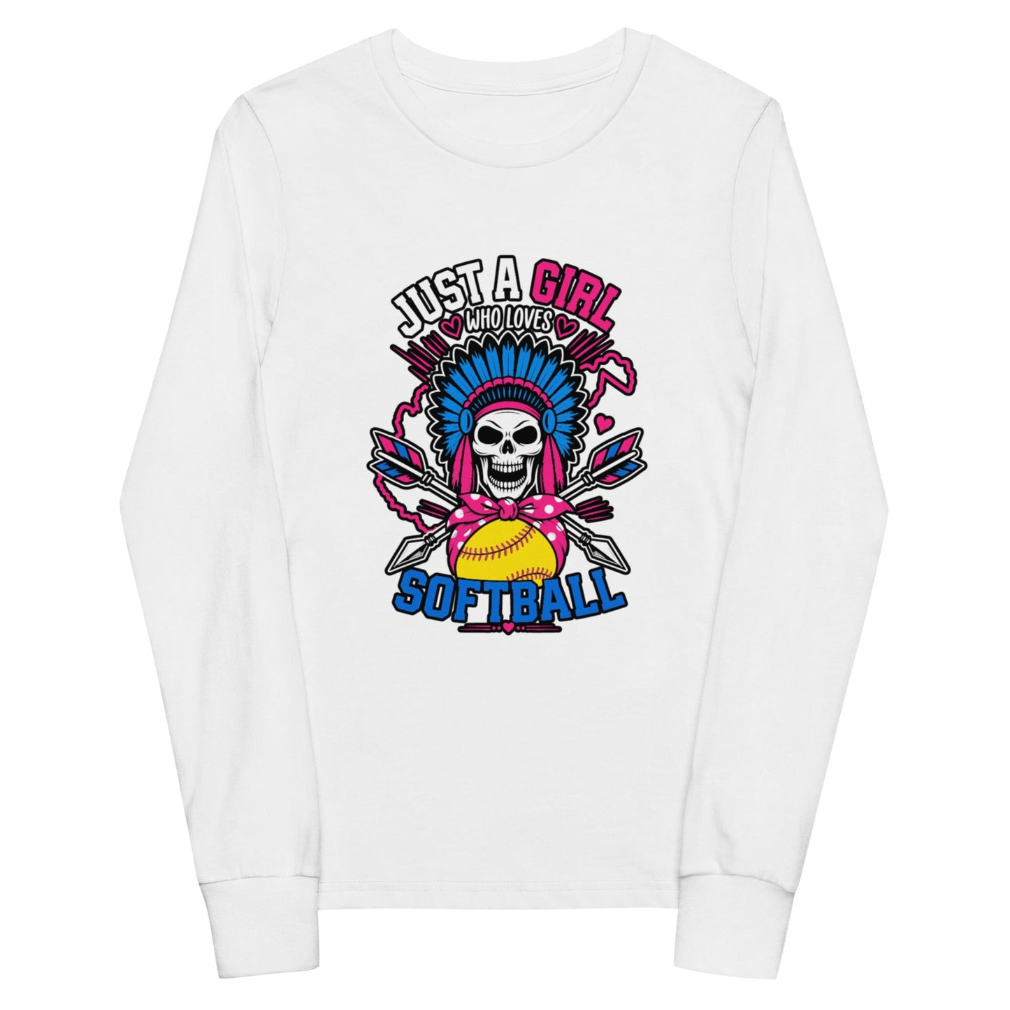 Performance | Youth Long Sleeve T-Shirt | Savage Softball | Athletics Logo