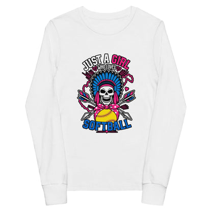 Performance | Youth Long Sleeve T-Shirt | Savage Softball | Athletics Logo