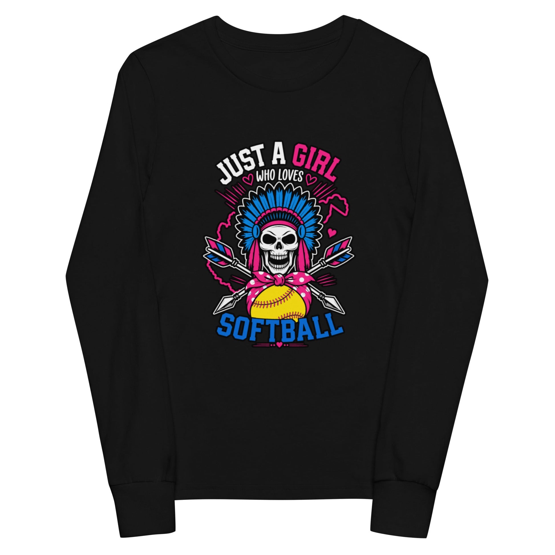 Performance | Youth Long Sleeve T-Shirt | Savage Softball | Athletics Logo