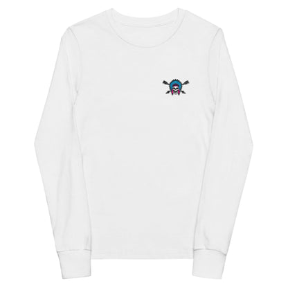 Performance | Youth Long Sleeve T-Shirt | Savage Softball | Chief Skullcrest Logo