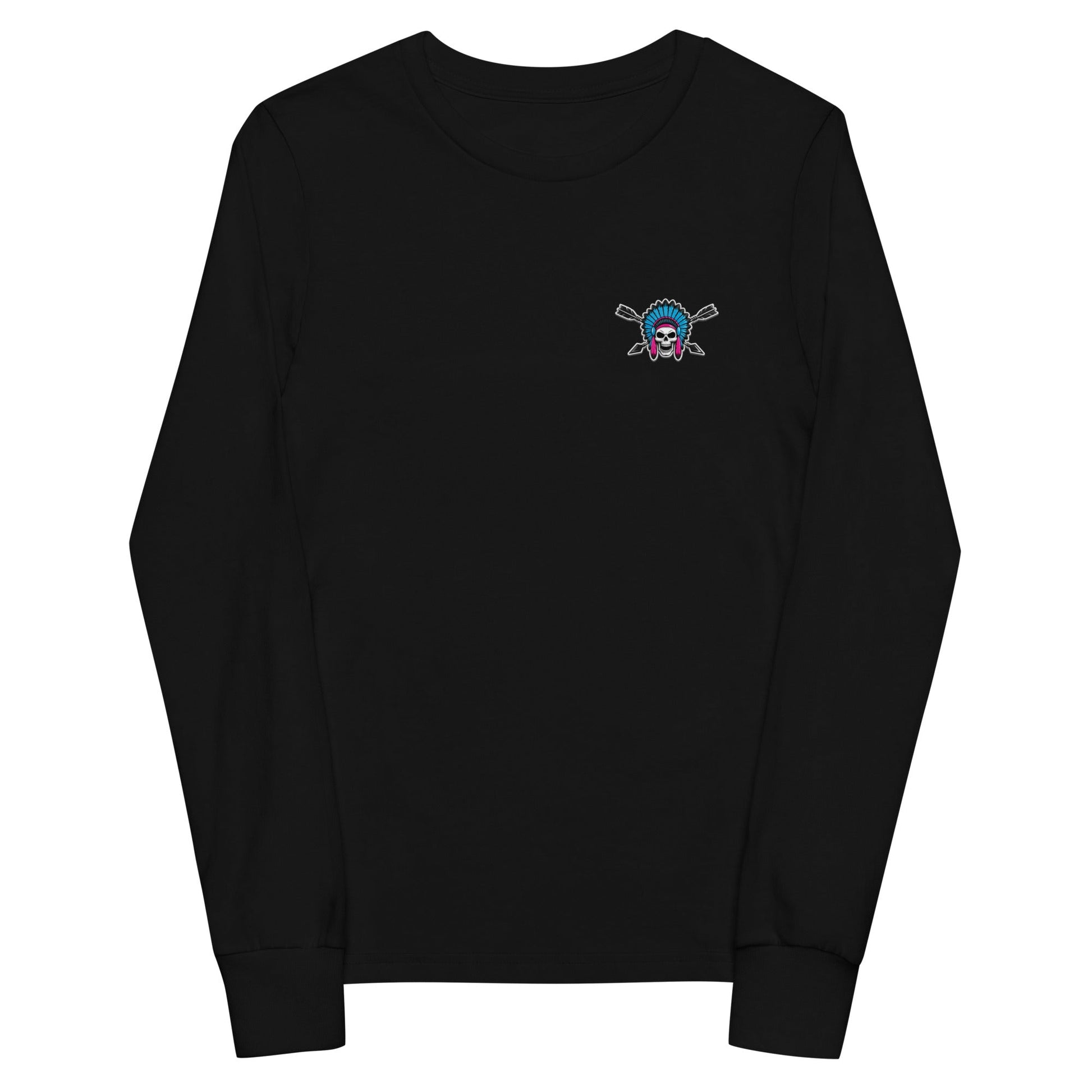 Performance | Youth Long Sleeve T-Shirt | Savage Softball | Chief Skullcrest Logo