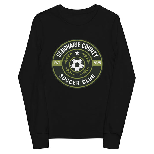 Performance | Youth Long Sleeve T-Shirt | Schoharie County Soccer Club | Badge Logo