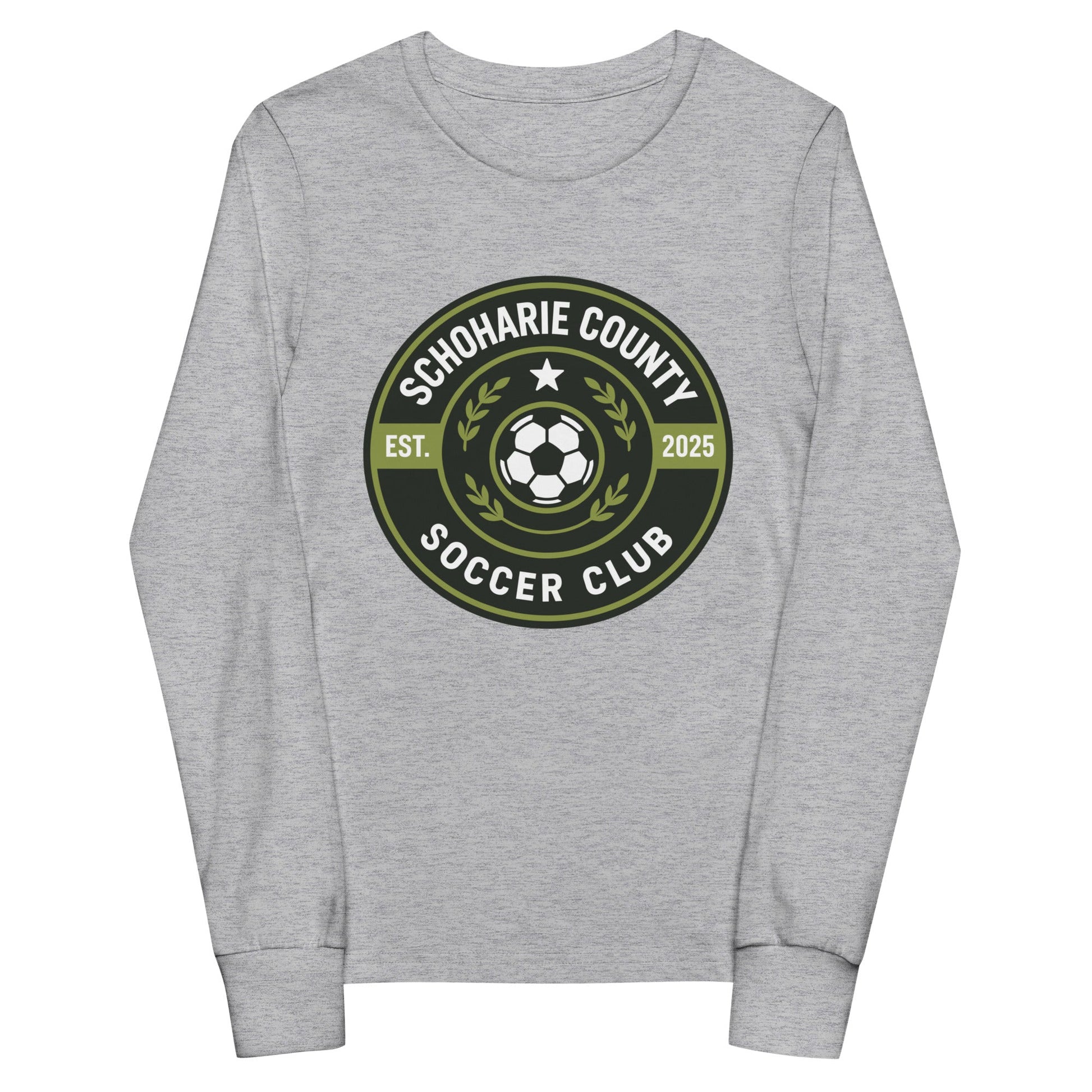 Performance | Youth Long Sleeve T-Shirt | Schoharie County Soccer Club | Badge Logo