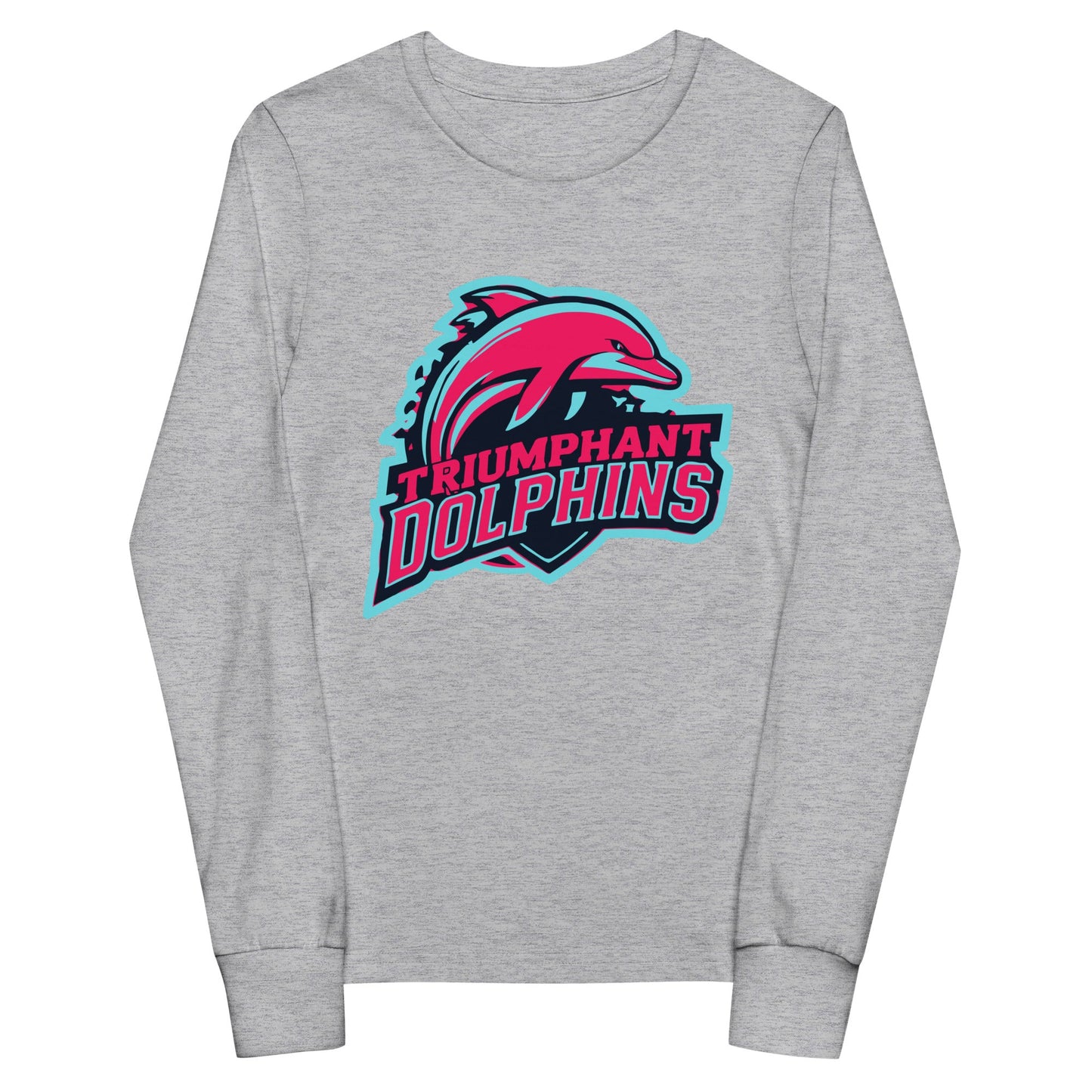 Performance | Youth Long Sleeve T-Shirt | SE Triumphant Dolphins | Dolphins Alternate Logo