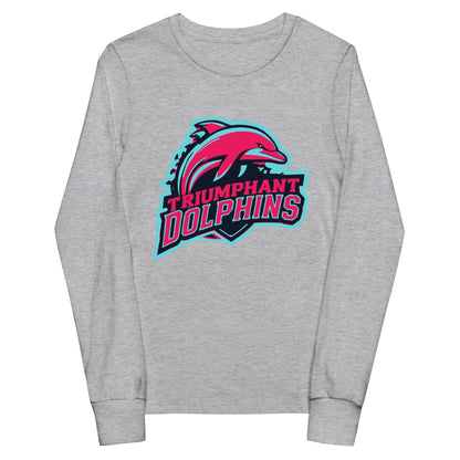 Performance | Youth Long Sleeve T-Shirt | SE Triumphant Dolphins | Dolphins Alternate Logo