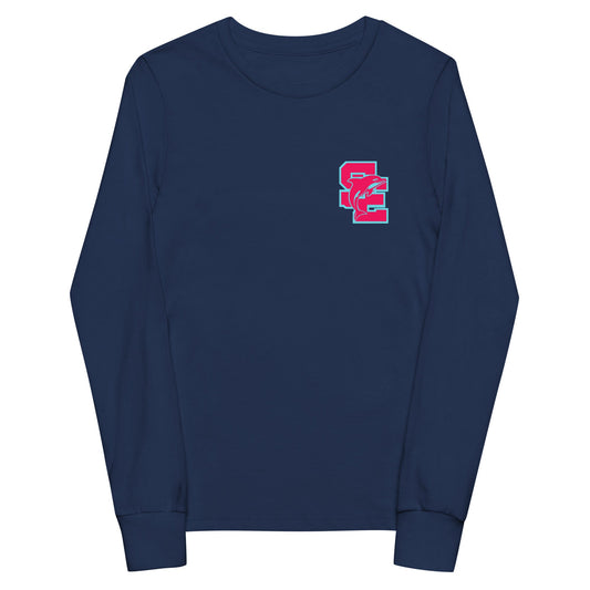 Performance | Youth Long Sleeve T-Shirt | SE Triumphant Dolphins | SE Alt Logo