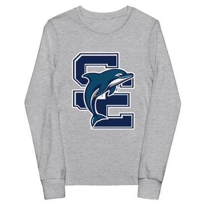 Performance | Youth Long Sleeve T-Shirt | SE Triumphant Dolphins | SE Logo