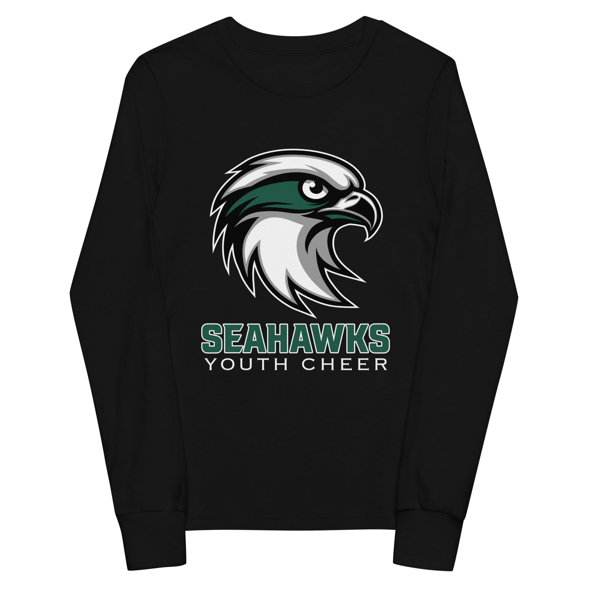 Performance | Youth Long Sleeve T-Shirt | Seahawks Youth Cheer | Alt Script Logo