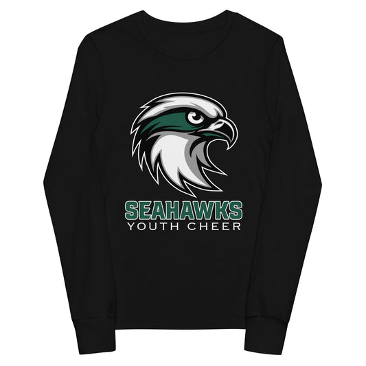 Performance | Youth Long Sleeve T-Shirt | Seahawks Youth Cheer | Alt Script Logo