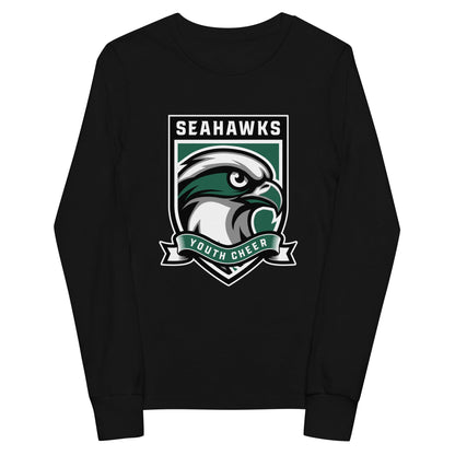 Performance | Youth Long Sleeve T-Shirt | Seahawks Youth Cheer | Shield Logo
