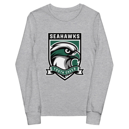 Performance | Youth Long Sleeve T-Shirt | Seahawks Youth Cheer | Shield Logo
