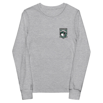 Performance | Youth Long Sleeve T-Shirt | Seahawks Youth Football | Shield Logo