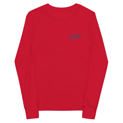 Performance | Youth Long Sleeve T-Shirt | Semo Ducks Baseball | Script Logo