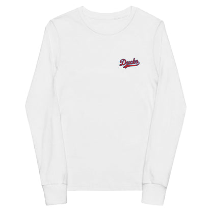 Performance | Youth Long Sleeve T-Shirt | Semo Ducks Baseball | Script Logo