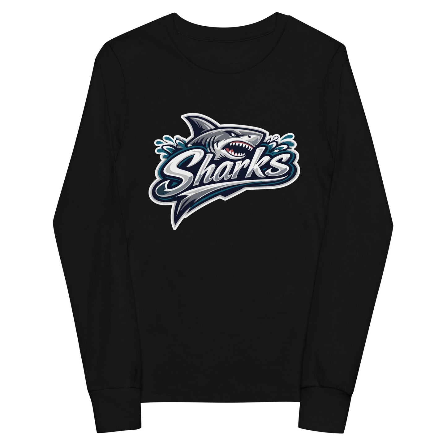Performance | Youth Long Sleeve T-Shirt | Sharks | Sharks Logo
