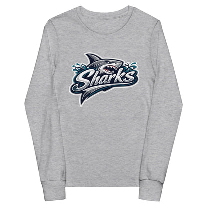 Performance | Youth Long Sleeve T-Shirt | Sharks | Sharks Logo