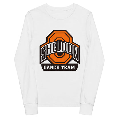 Performance | Youth Long Sleeve T-Shirt | Sheldon Dance Team | Emblem Logo