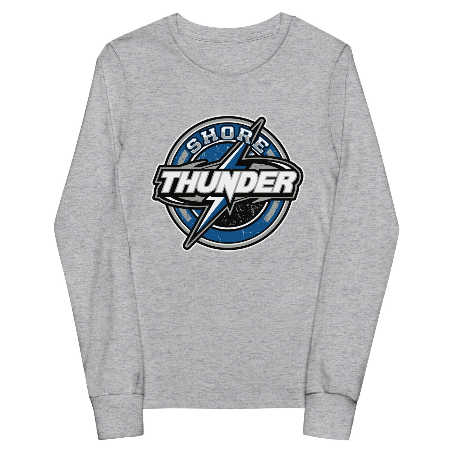 Performance | Youth Long Sleeve T-Shirt | Shore Thunder LLC | Badge Logo