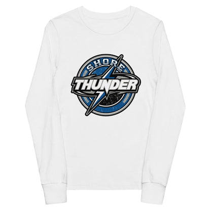 Performance | Youth Long Sleeve T-Shirt | Shore Thunder LLC | Badge Logo
