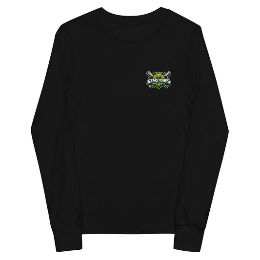 Performance | Youth Long Sleeve T-Shirt | Silver Valley Gemstones | Vanguard Logo