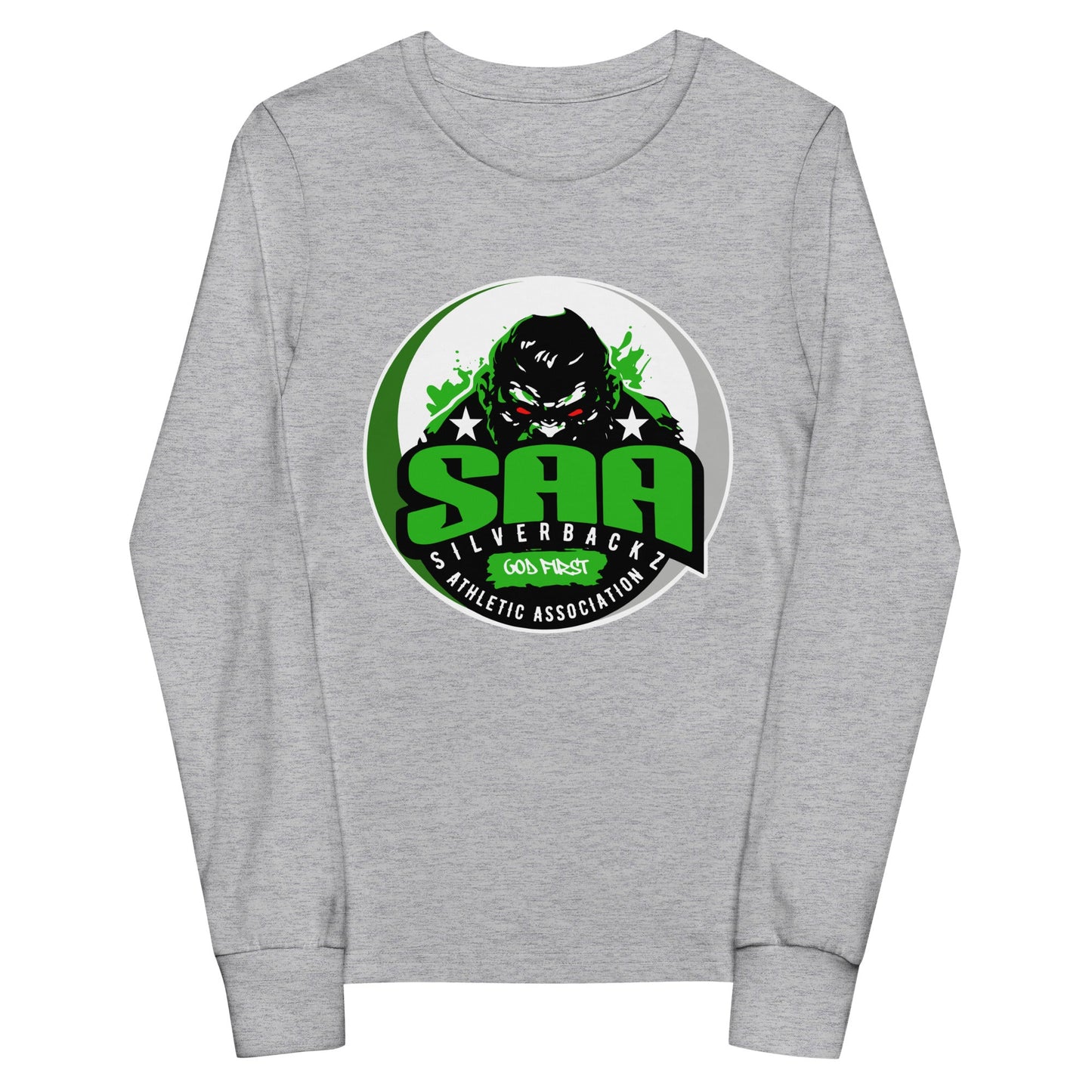 Performance | Youth Long Sleeve T-Shirt | Silverbackz Athletic Association LLC | Silverback Logo
