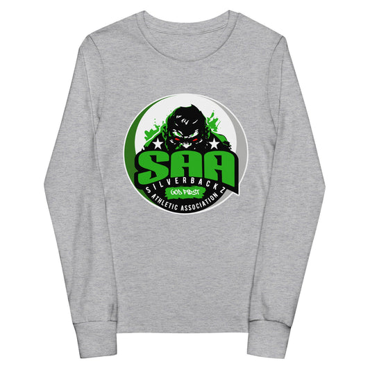 Performance | Youth Long Sleeve T-Shirt | Silverbackz Athletic Association LLC | Silverback Logo