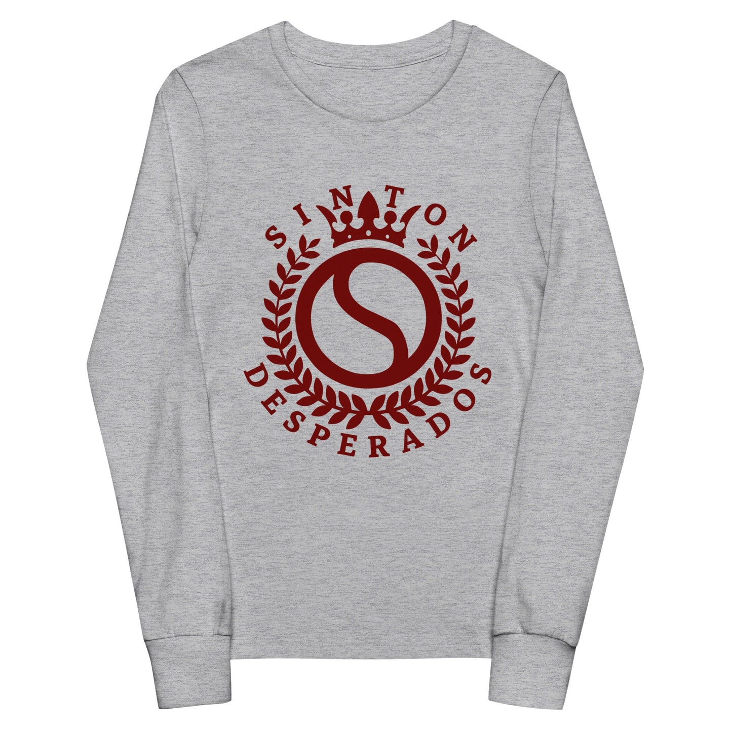 Performance | Youth Long Sleeve T-Shirt | Sinton Desperados Baseball | Emblem Logo