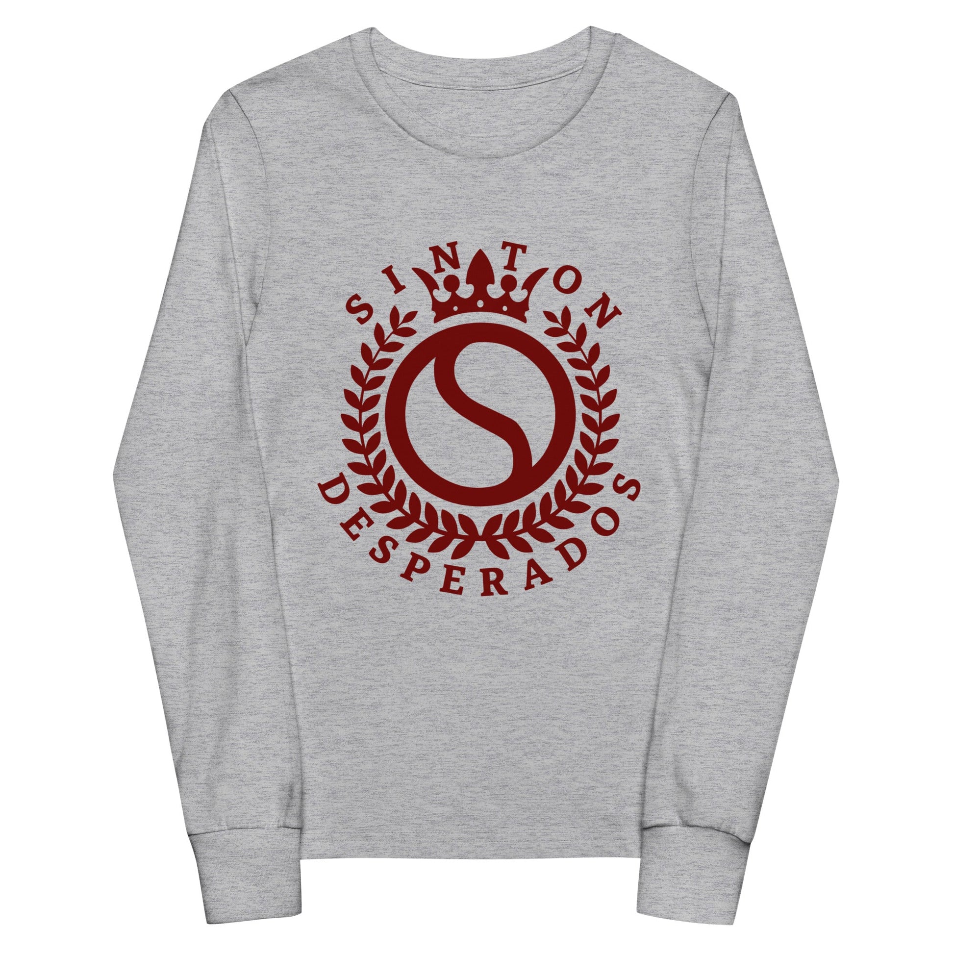 Performance | Youth Long Sleeve T-Shirt | Sinton Desperados Baseball | Emblem Logo