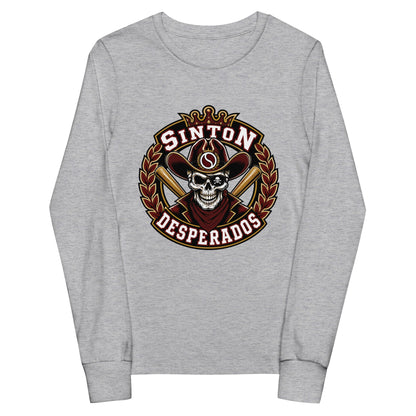 Performance | Youth Long Sleeve T-Shirt | Sinton Desperados Baseball | Ridge Varsity Logo