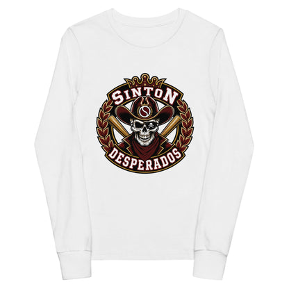 Performance | Youth Long Sleeve T-Shirt | Sinton Desperados Baseball | Ridge Varsity Logo