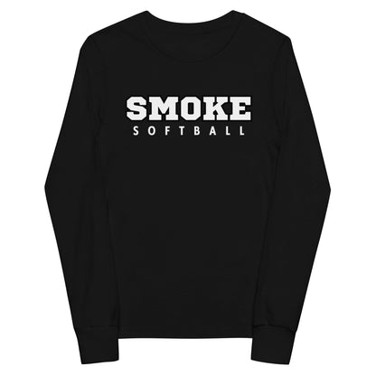 Performance | Youth Long Sleeve T-Shirt | Smoke 14U Softball | Crest Logo