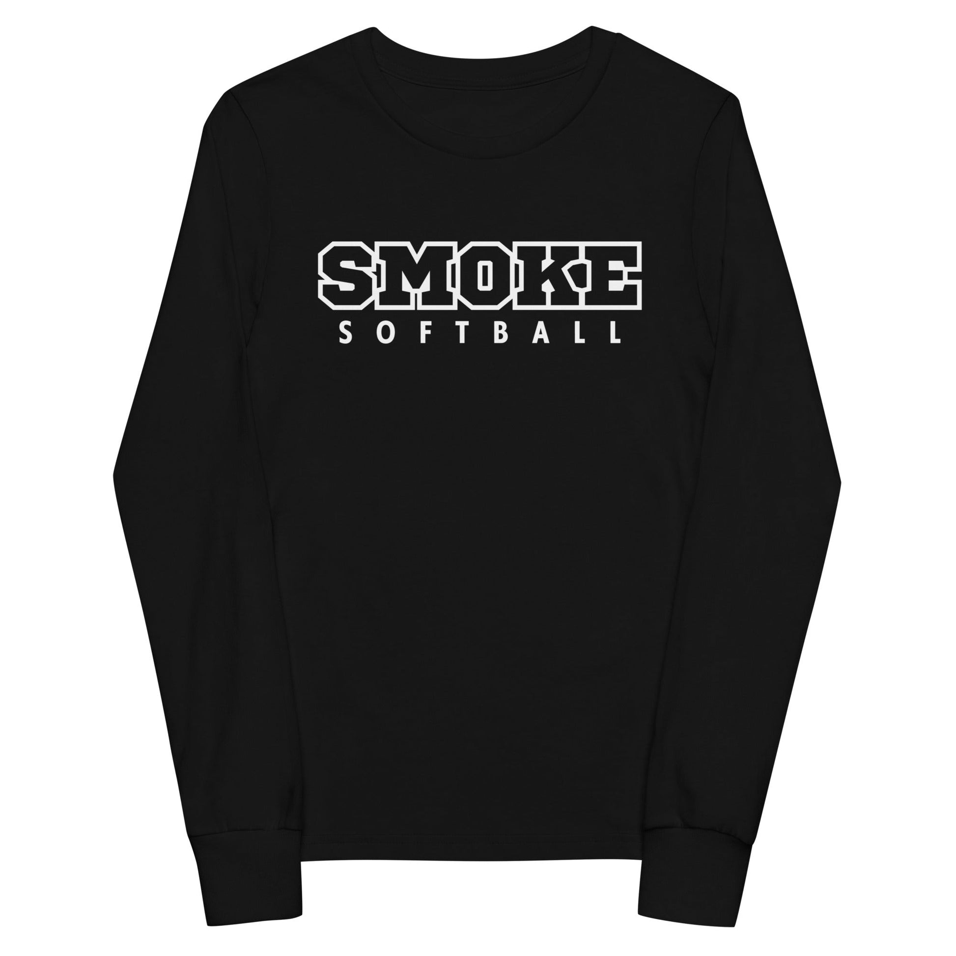 Performance | Youth Long Sleeve T-Shirt | Smoke 14U Softball | Emblem Logo