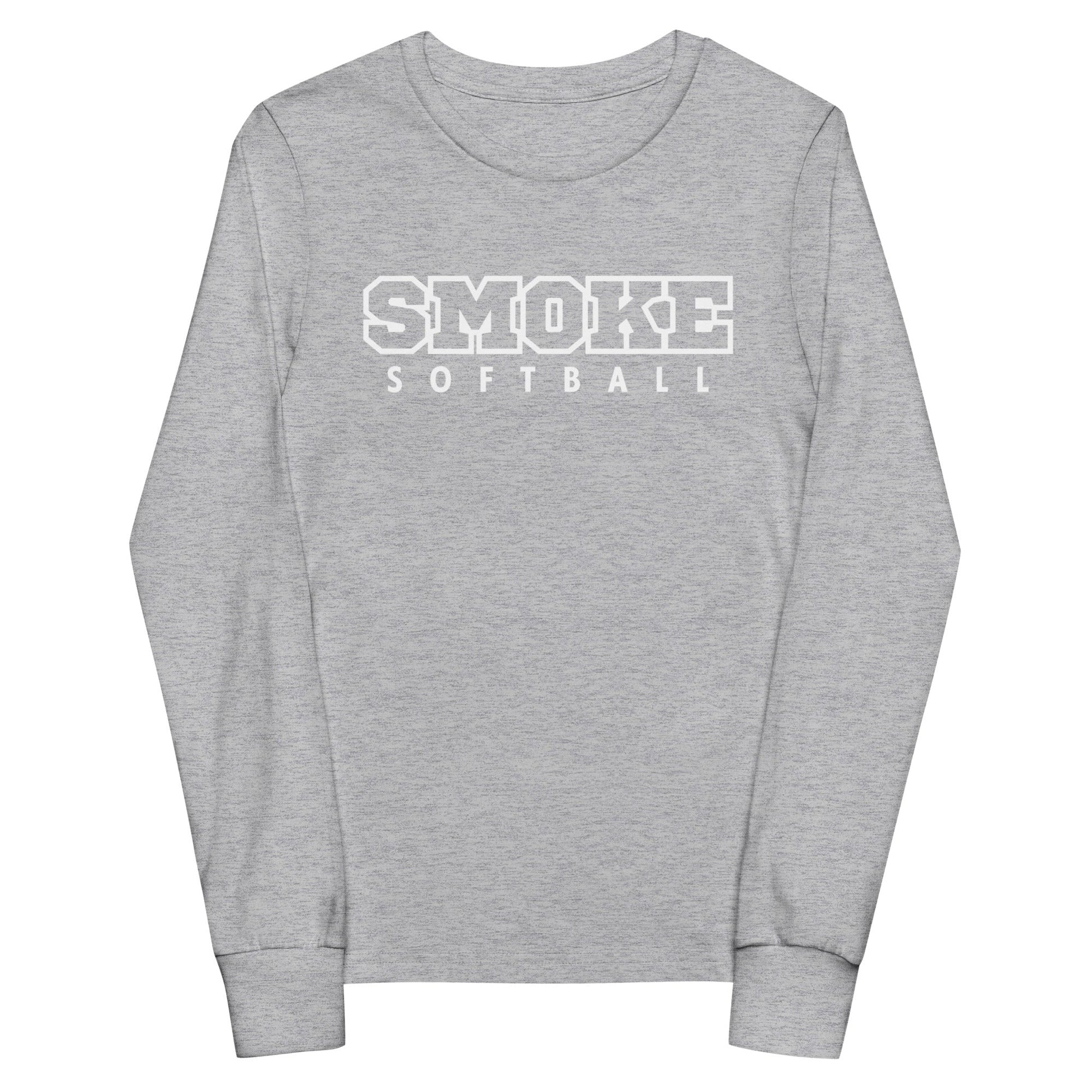 Performance | Youth Long Sleeve T-Shirt | Smoke 14U Softball | Emblem Logo