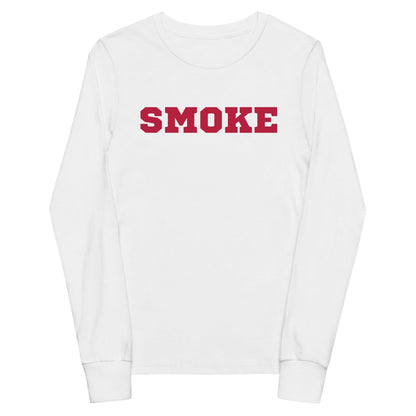 Performance | Youth Long Sleeve T-Shirt | Smoke 14U Softball | Modern Script Logo
